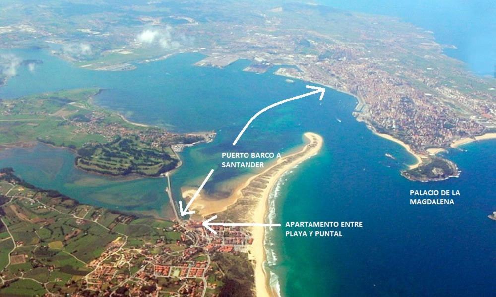 Entre Playa Y Puntal Apartman Somo Kültér fotó